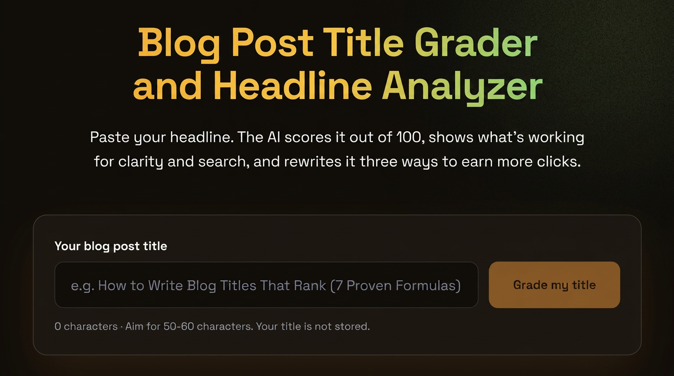 The 6 Checks Behind Every Blog Title That Converts
